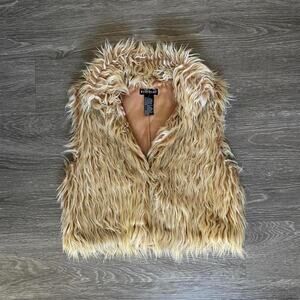 Vintage 90s bebe fur vest